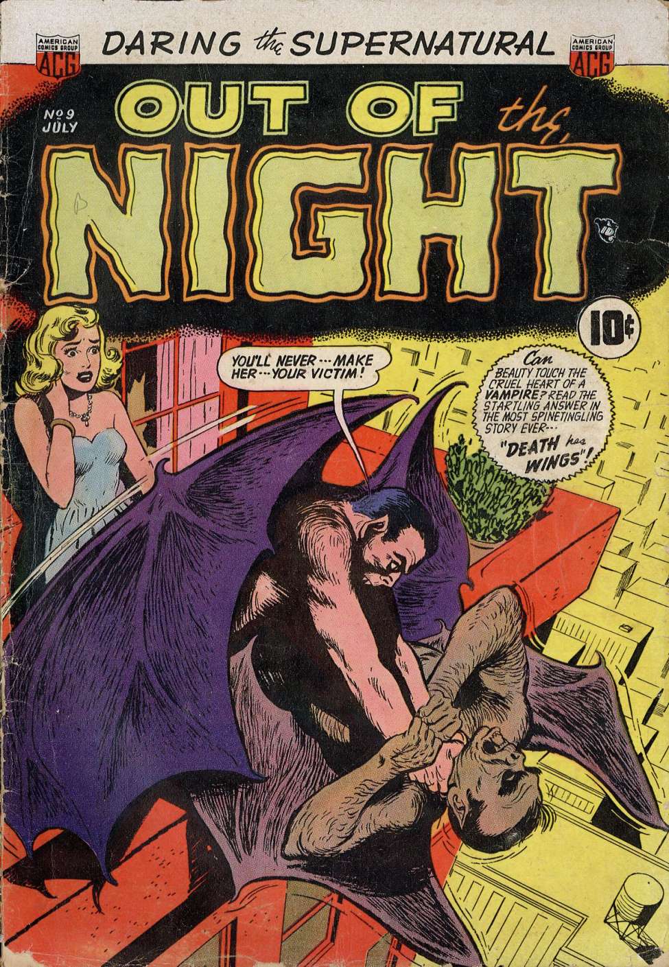 Book Cover For Out of the Night 9