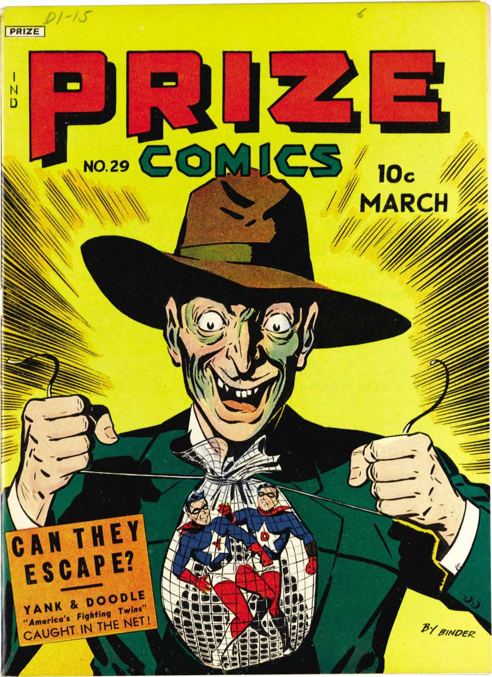 Comic Book Cover For Prize Comics 29