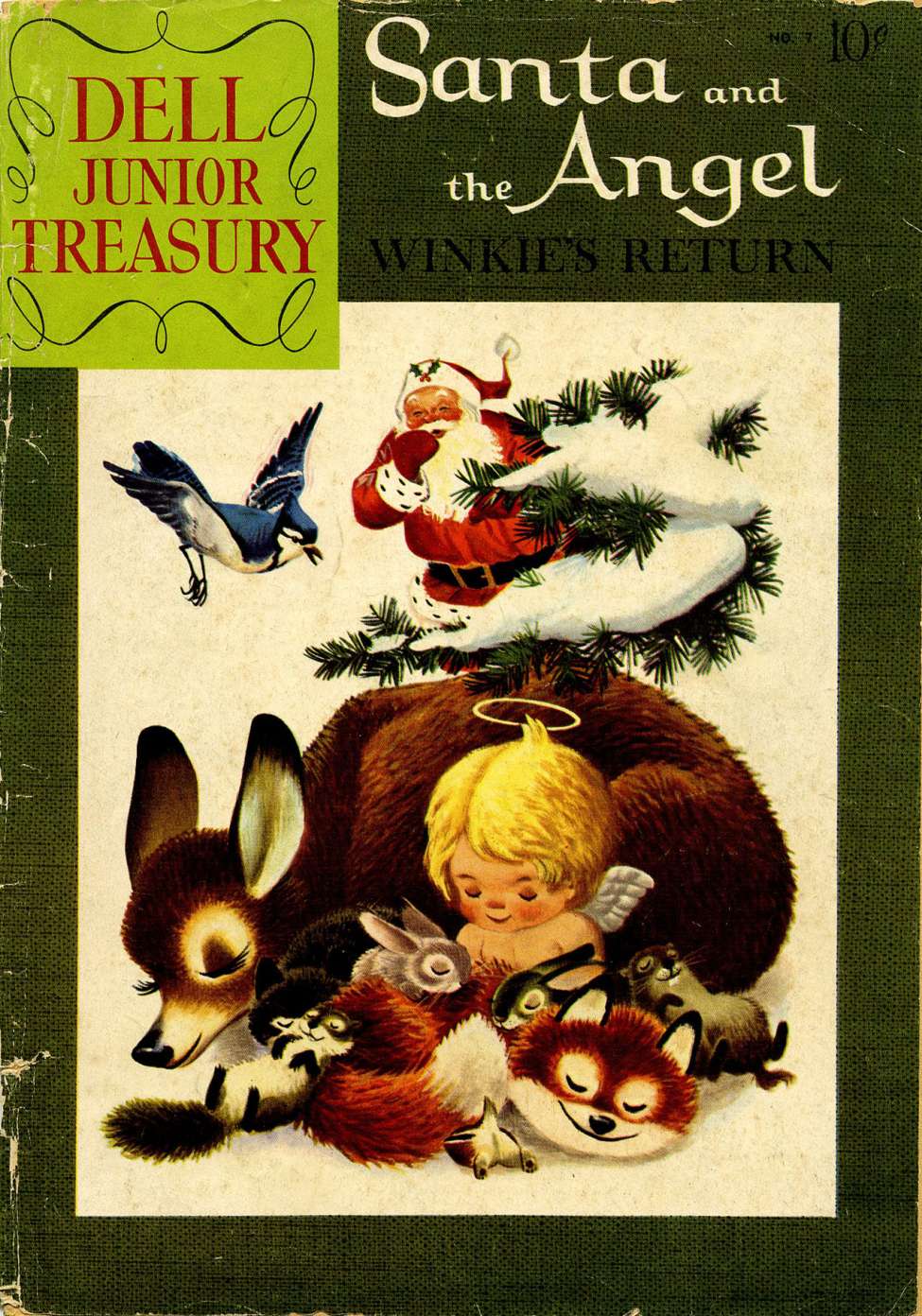Book Cover For Dell Junior Treasury 7 - Santa and the Angel