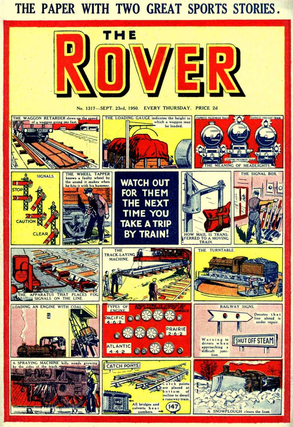 Comic Book Cover For The Rover 1317
