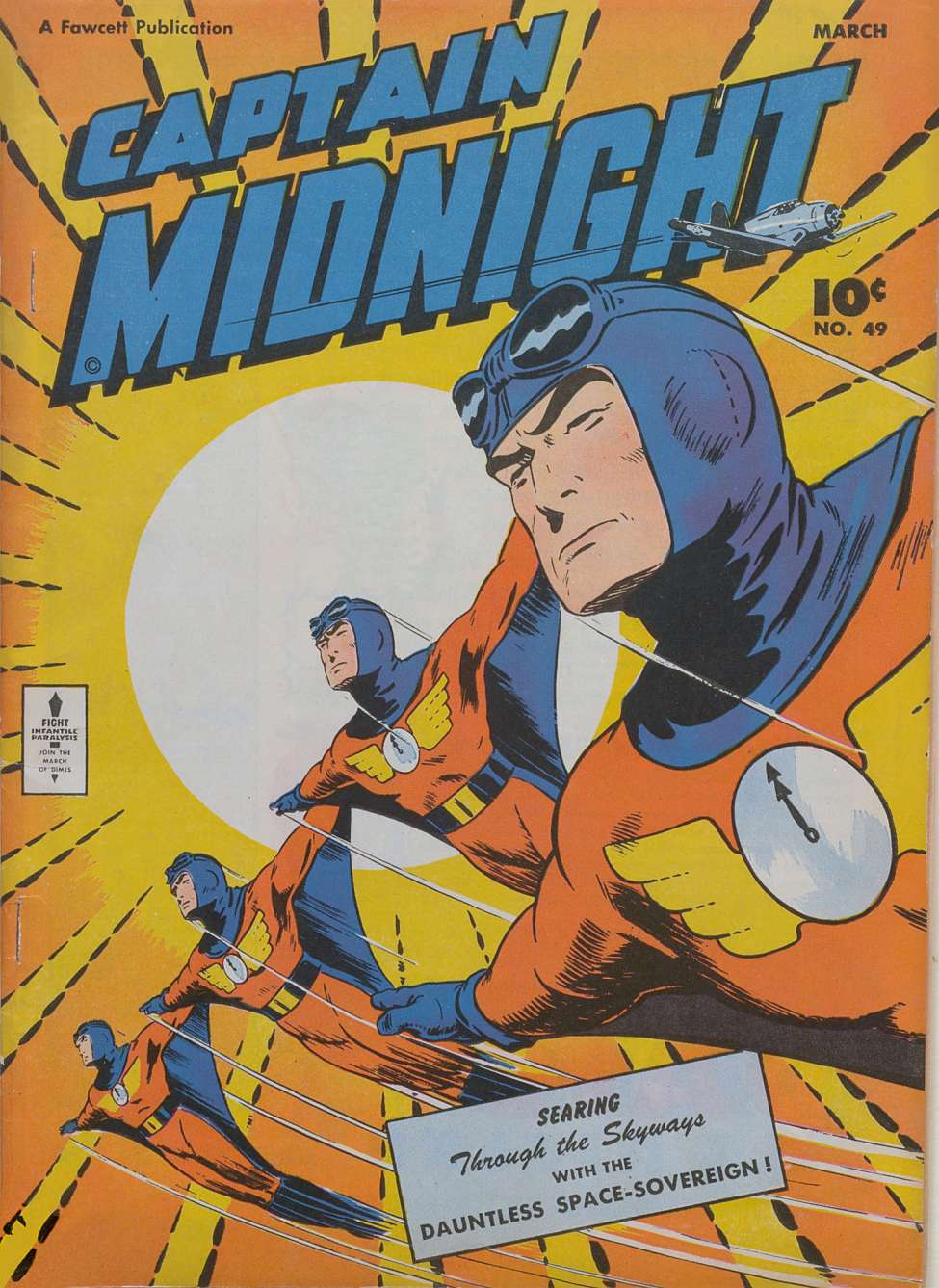 Comic Book Cover For Captain Midnight 49