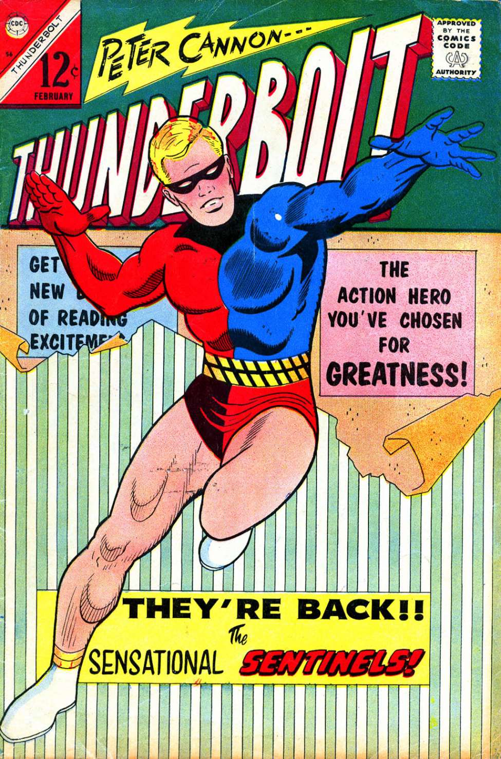 Comic Book Cover For Thunderbolt 56