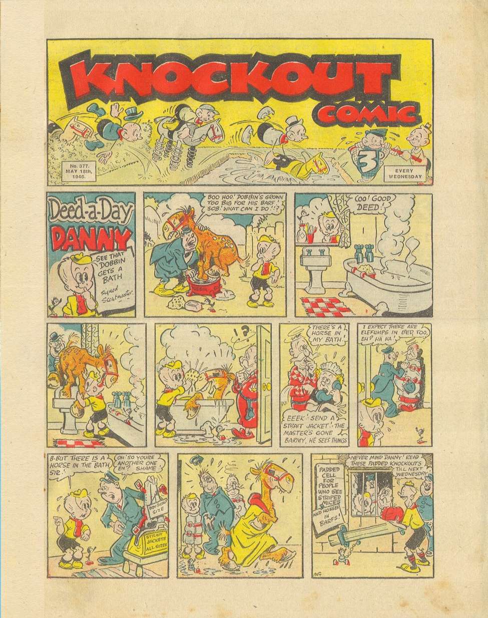 Comic Book Cover For Knockout 377