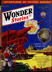 Large Thumbnail For Wonder Stories v3 8 - Martian Guns - Stanley D. Bell