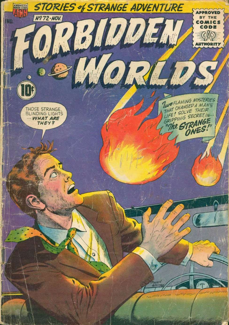 Comic Book Cover For Forbidden Worlds 72