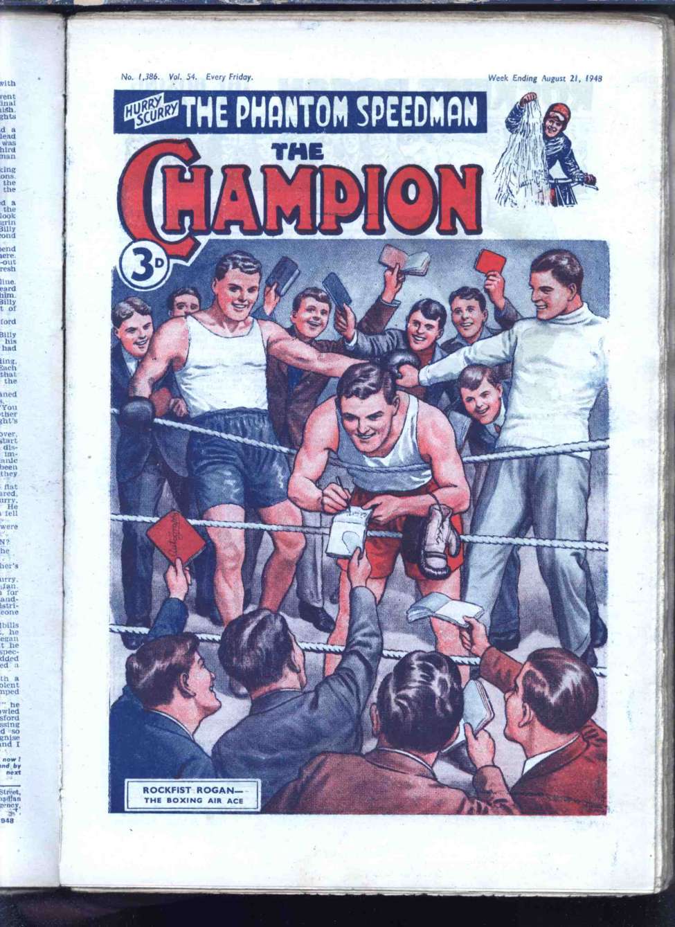 Comic Book Cover For The Champion 1386