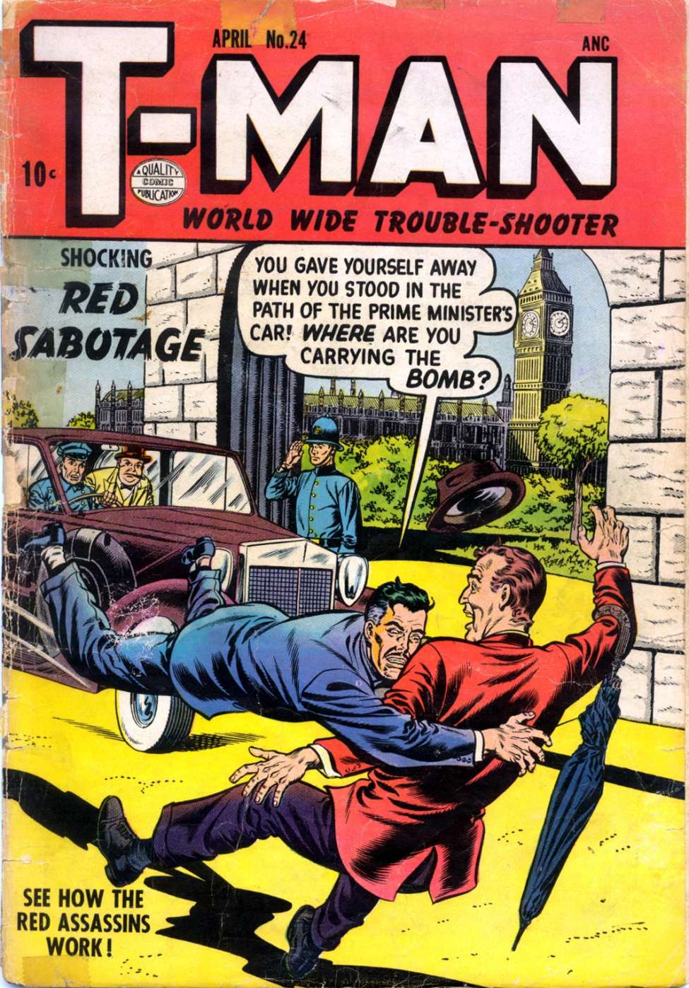 Comic Book Cover For T-Man 24