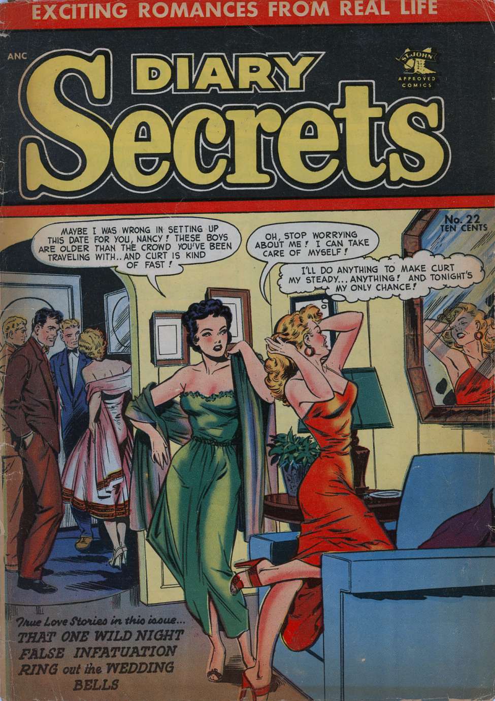 Comic Book Cover For Diary Secrets 22