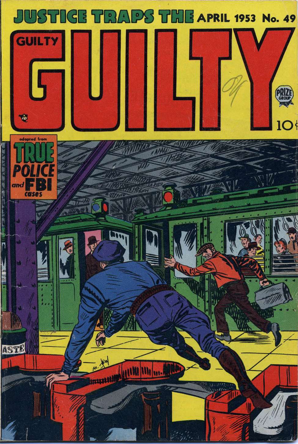 Comic Book Cover For Justice Traps the Guilty 49