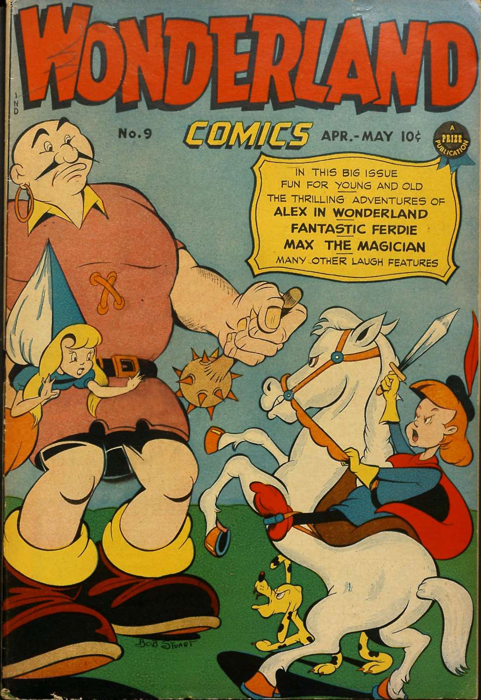 Comic Book Cover For Wonderland Comics 9