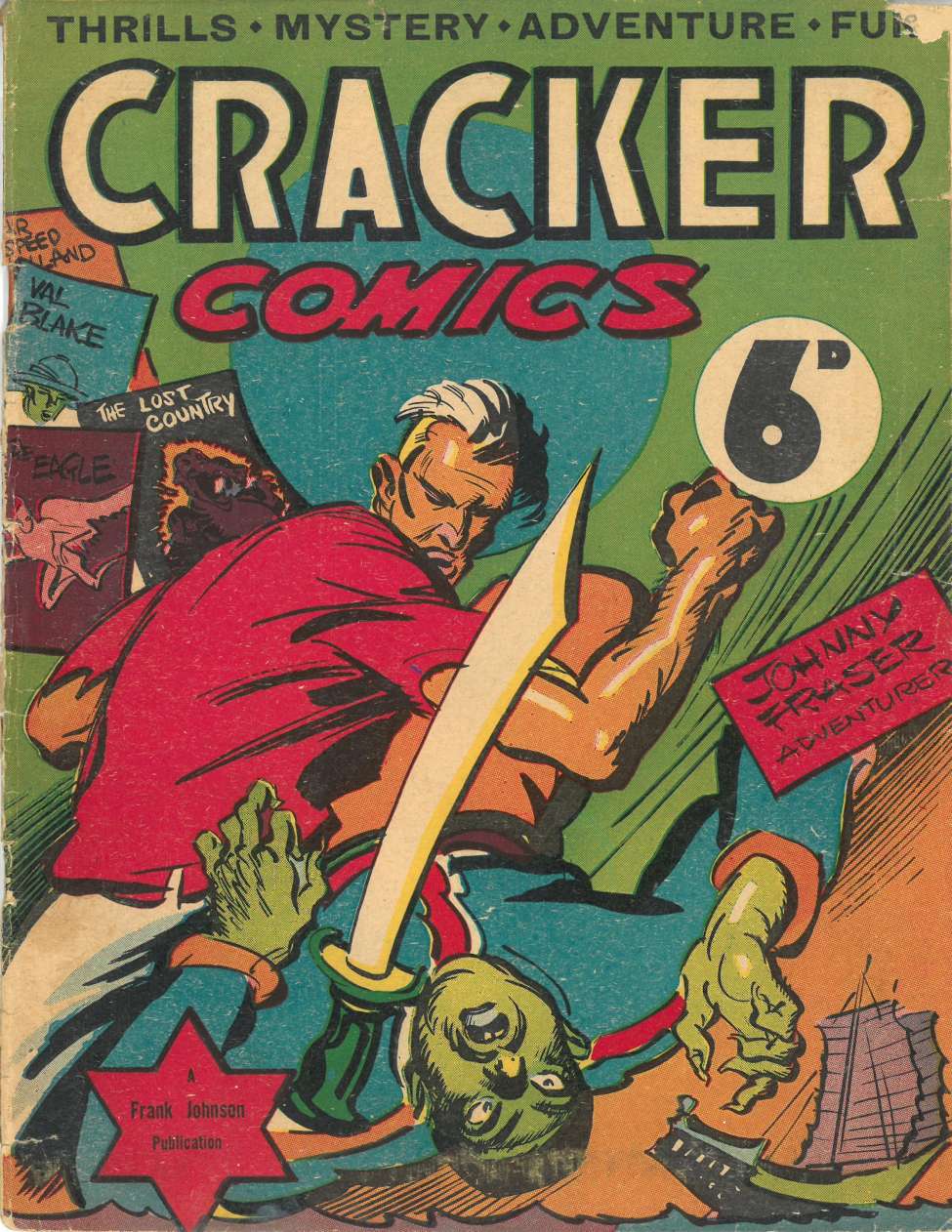 Comic Book Cover For Cracker Comics