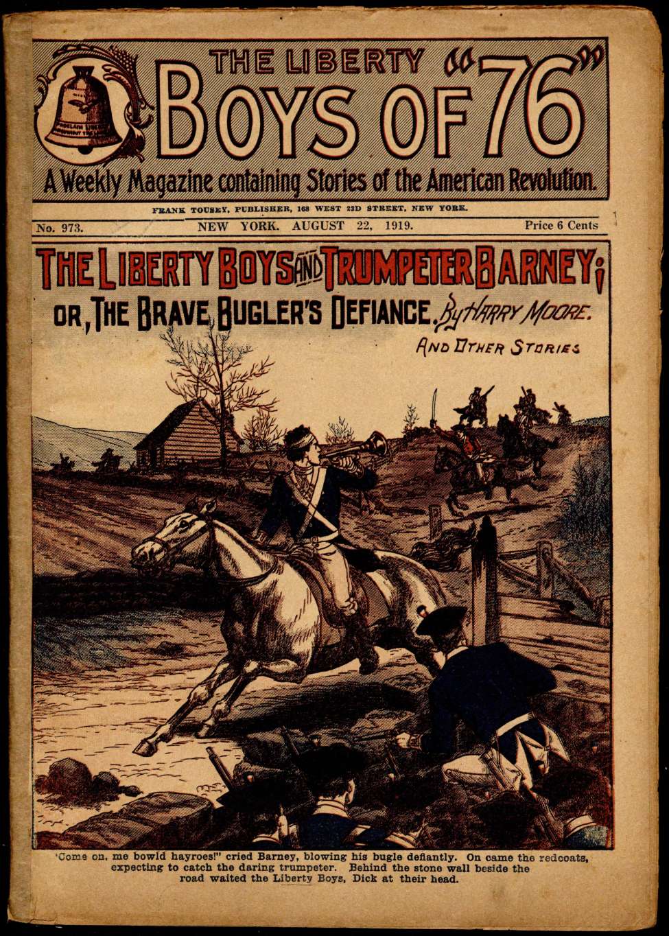 Book Cover For The Liberty Boys of 76 973 - The Liberty Boys and Trumpeter Barney
