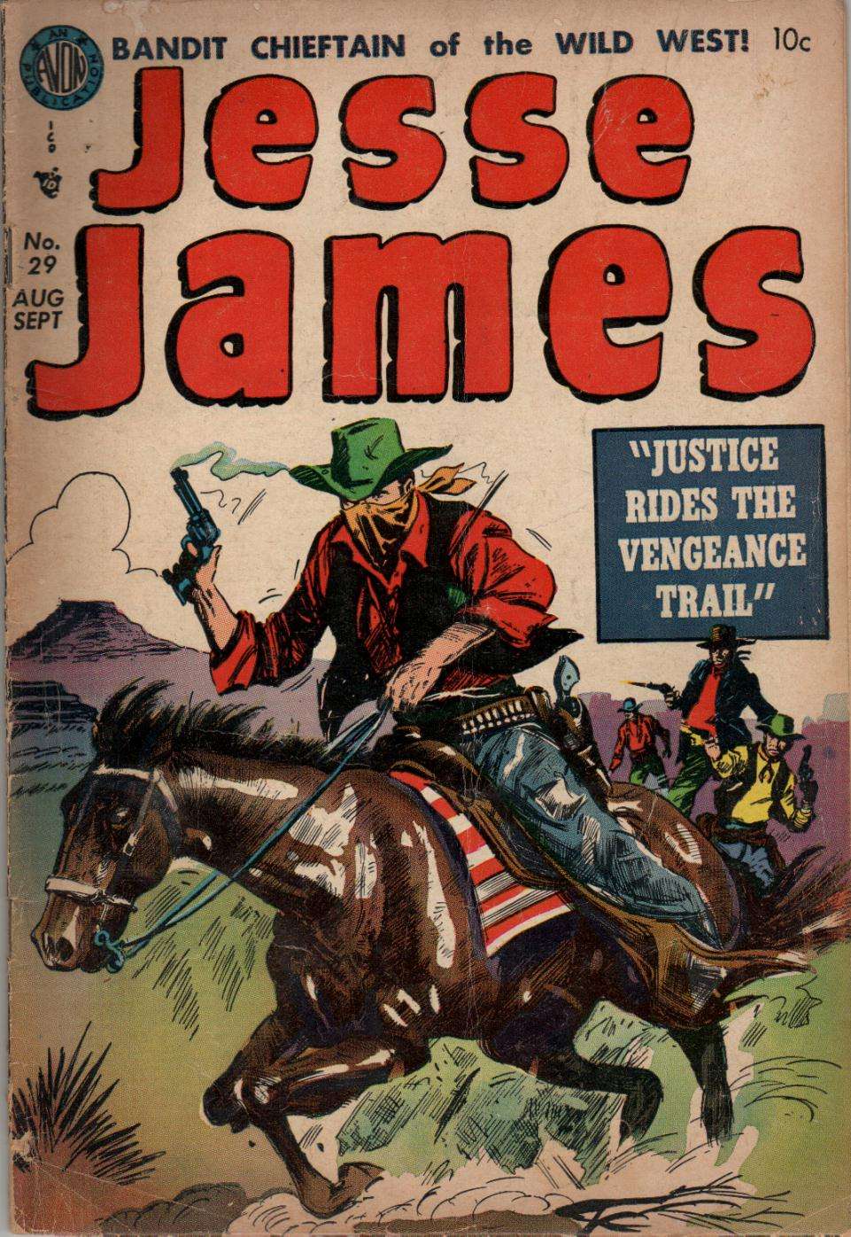 Comic Book Cover For Jesse James 29