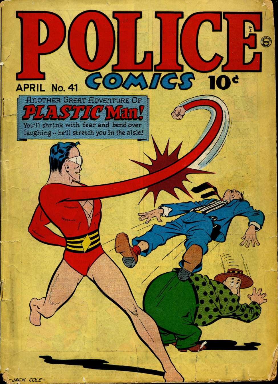 Book Cover For Police Comics 41