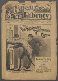 Large Thumbnail For Beadle's Half Dime Library 935 - The Ex-Newsboy Detective's Chum