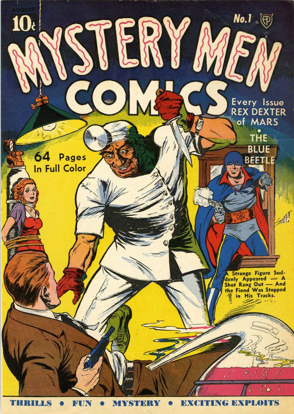 Comic Book Cover For Mystery Men Comics 1 (2 fiche)