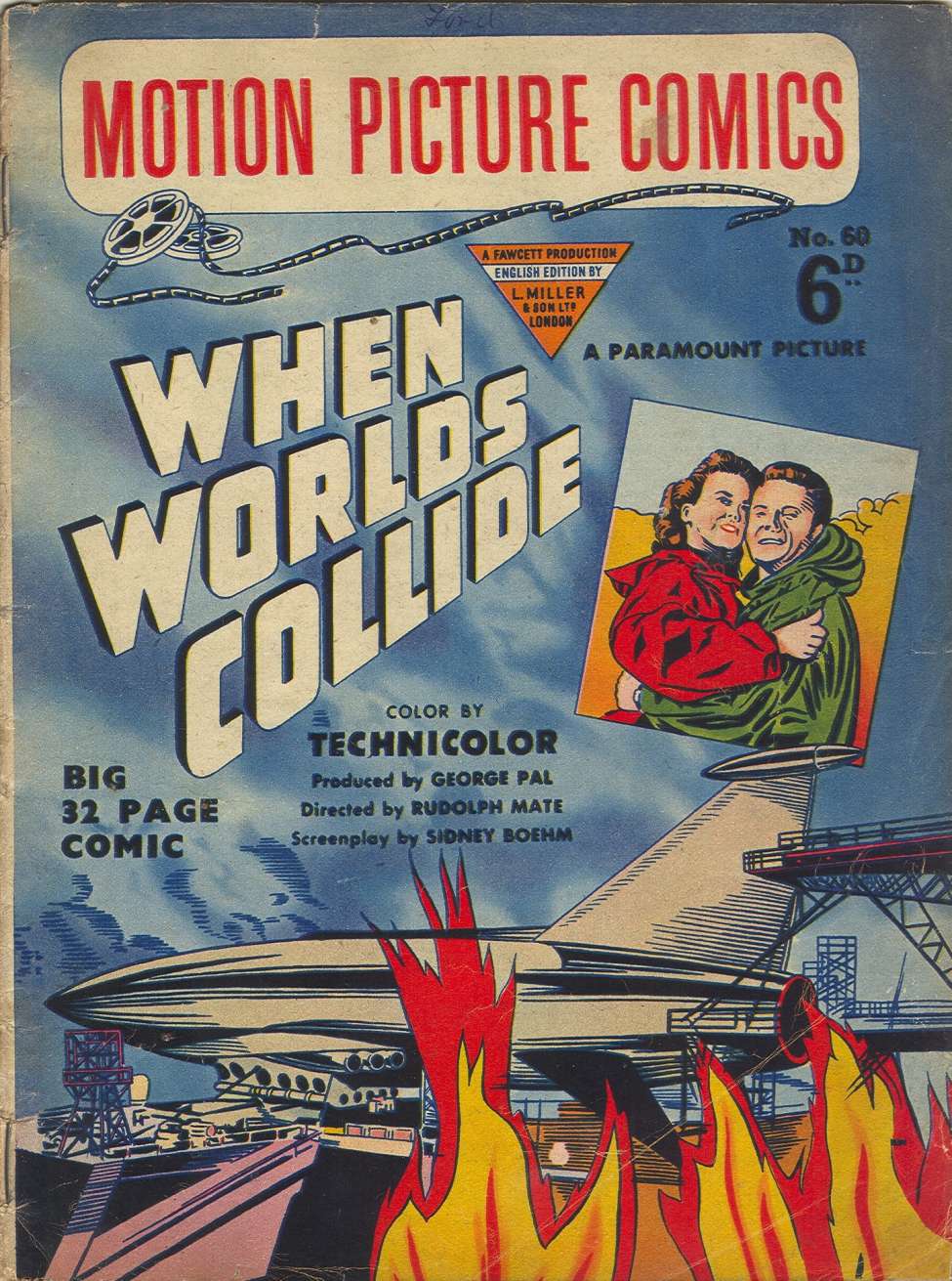 Book Cover For Motion Picture Comics UK 60 (When Worlds Collide)