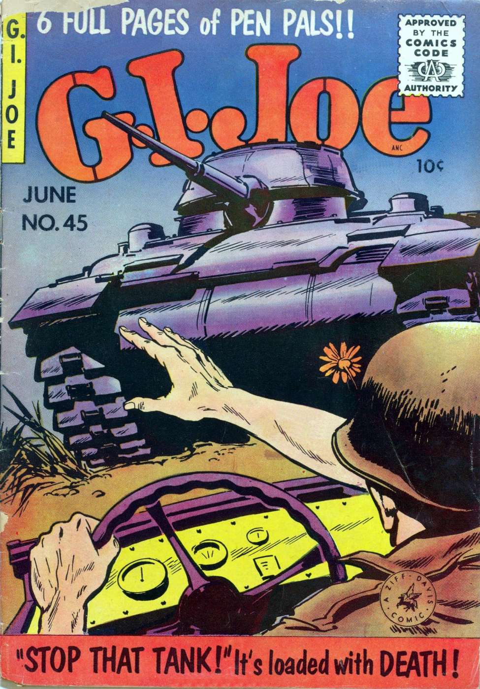 Comic Book Cover For G.I. Joe 45