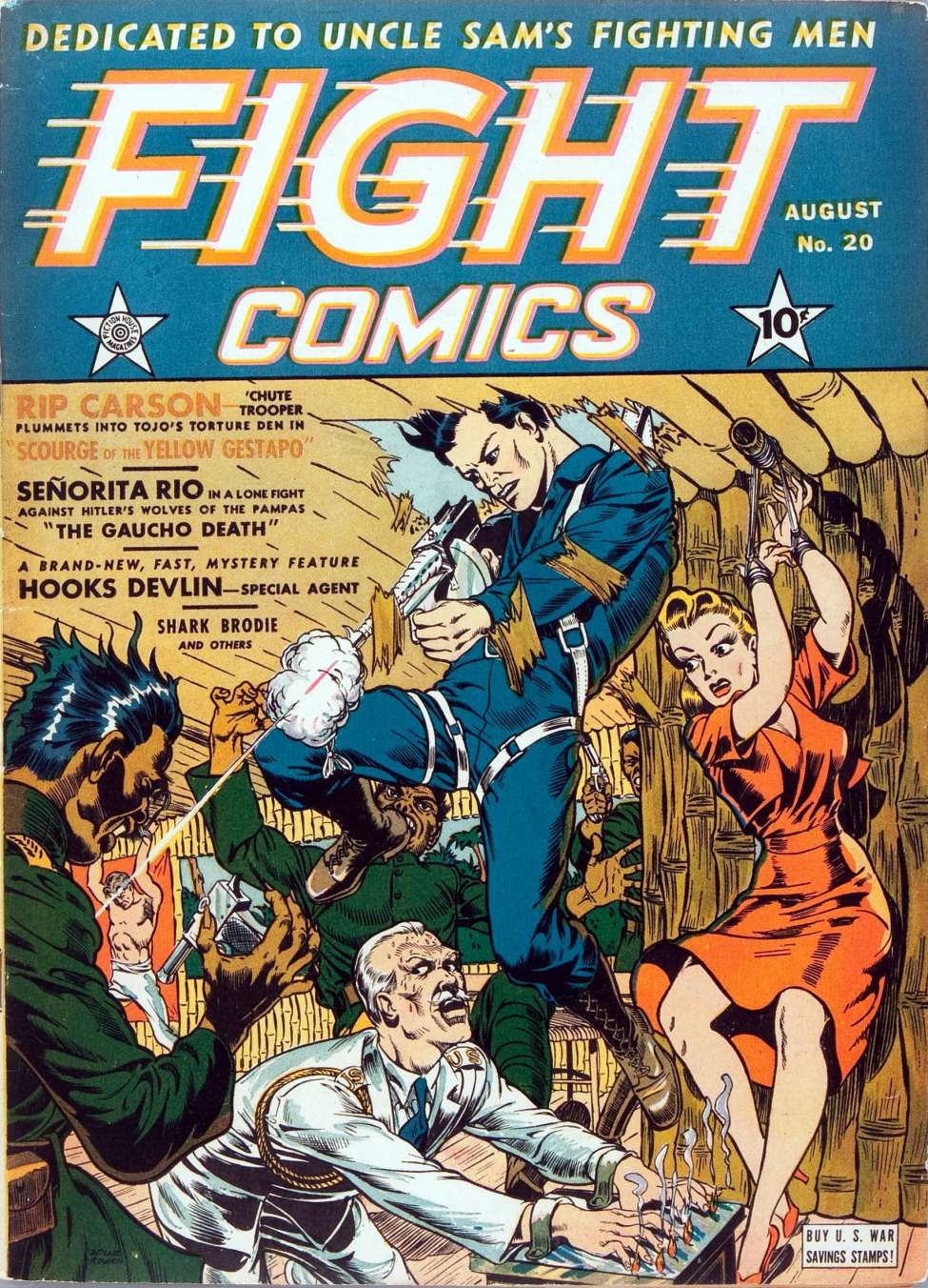 Comic Book Cover For Fight Comics 20