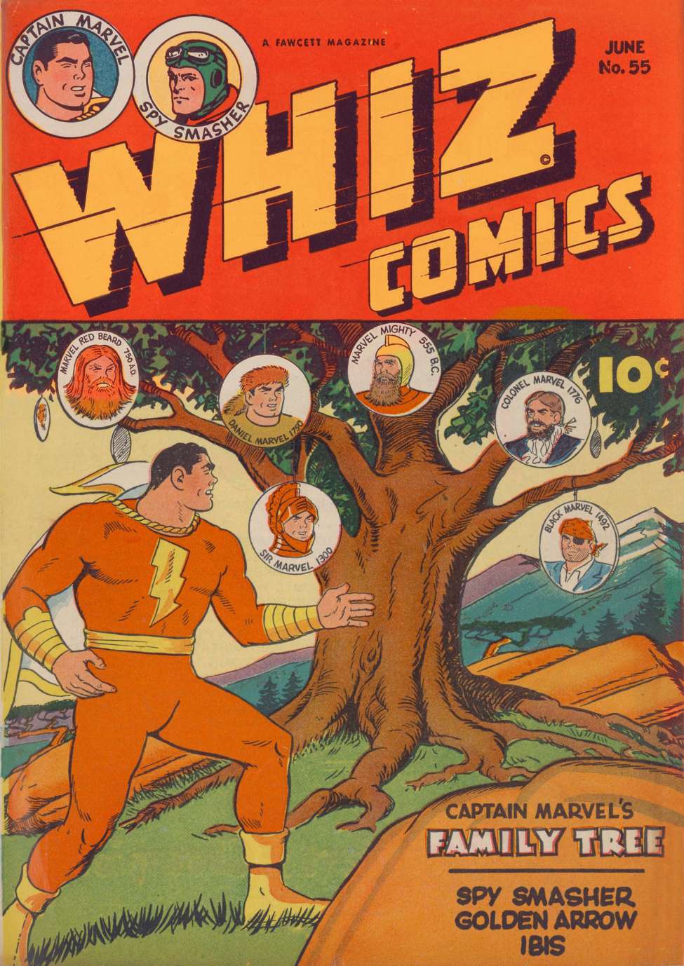 Book Cover For Whiz Comics 55 - Version 2