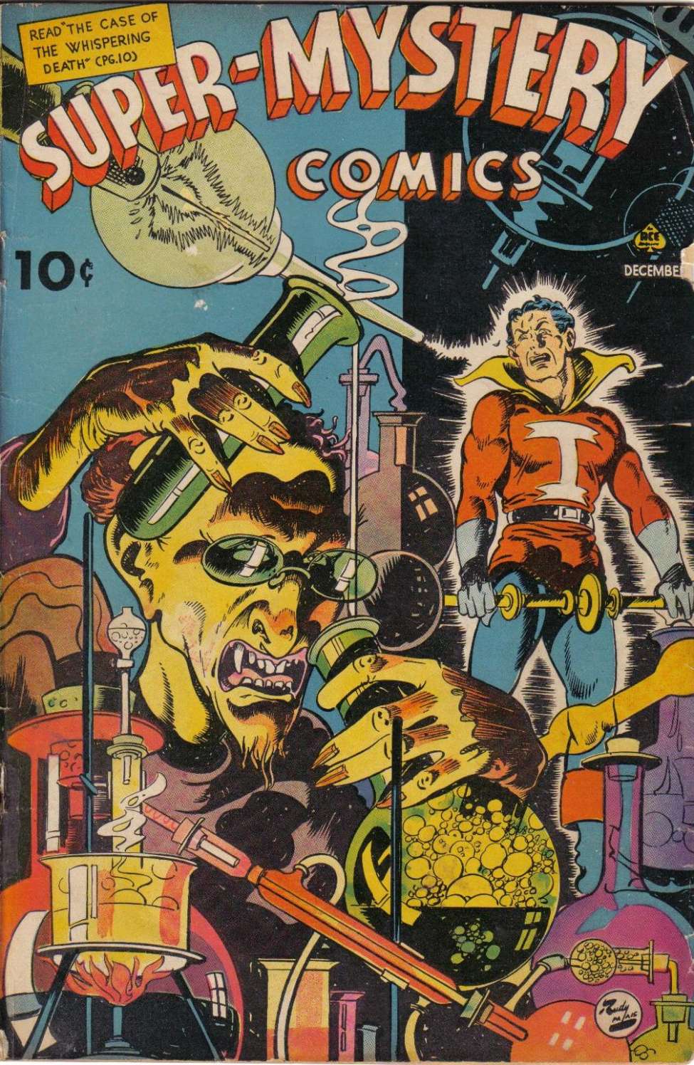 Comic Book Cover For Super-Mystery Comics v5 3