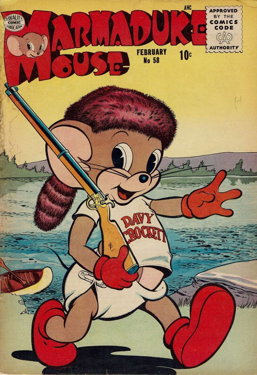 Comic Book Cover For Marmaduke Mouse 58