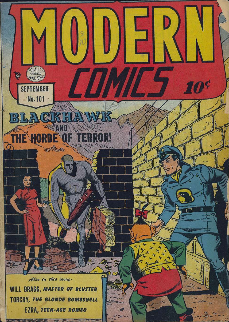 Comic Book Cover For Modern Comics 101