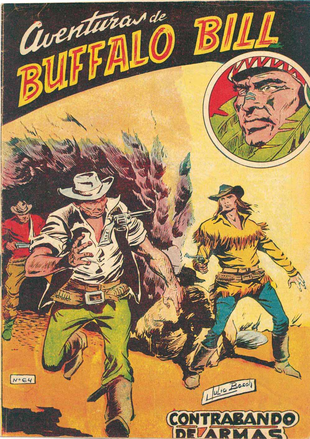 Comic Book Cover For Aventuras de Buffalo Bill 64 Contrabando de armas