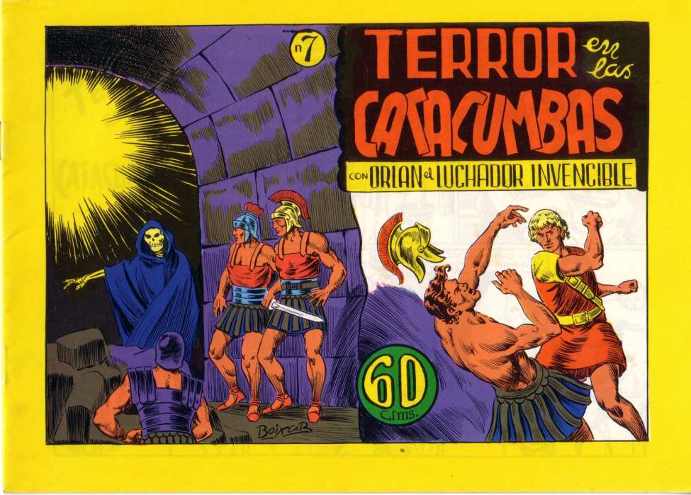 Comic Book Cover For Orlan el Luchador Invencible 7 - Terror en Las Catacumbas