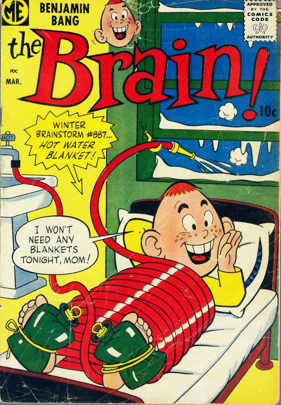Comic Book Cover For The Brain 7
