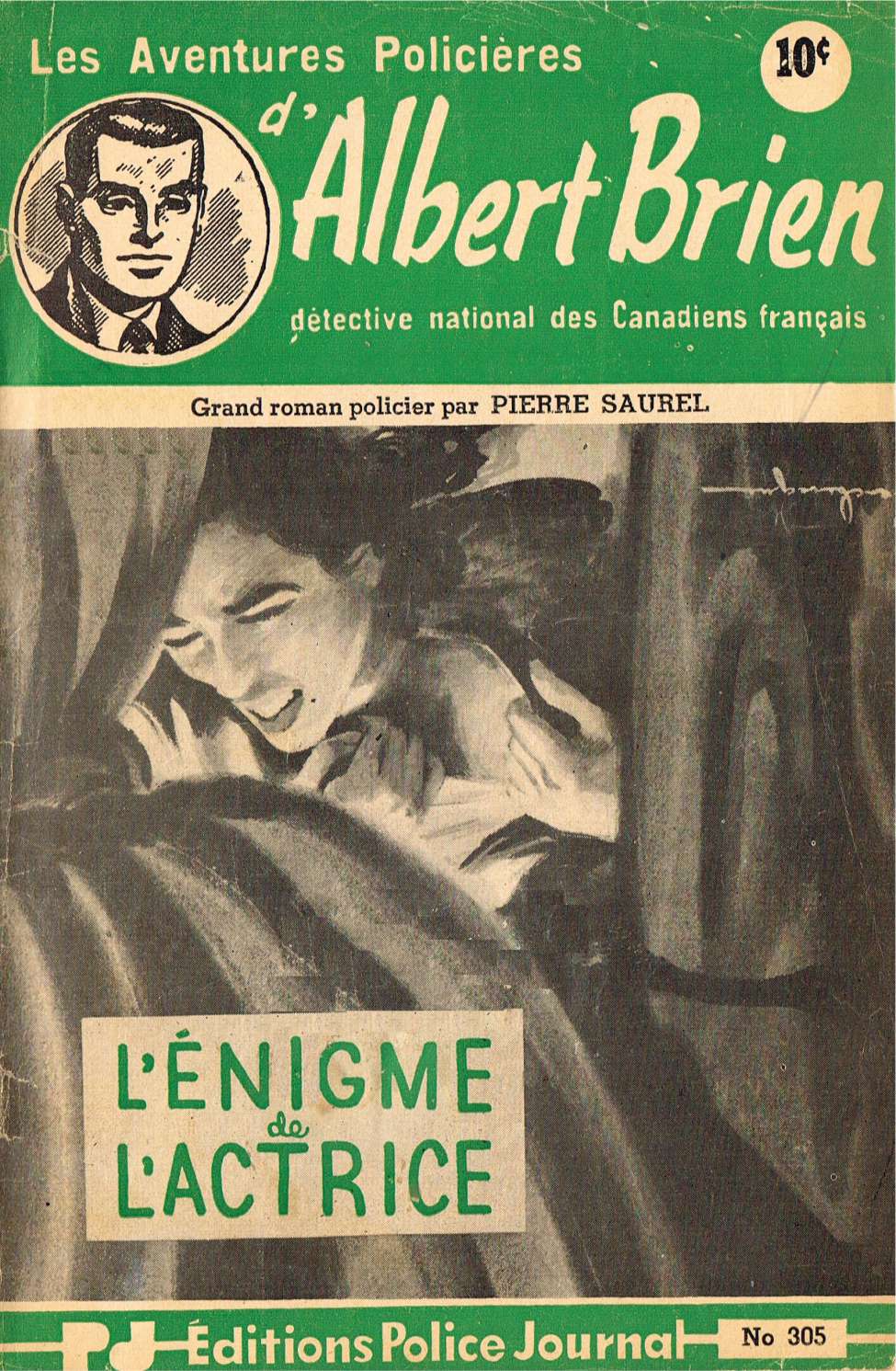 Book Cover For Albert Brien v2 305 - L'énigme de l'actrice