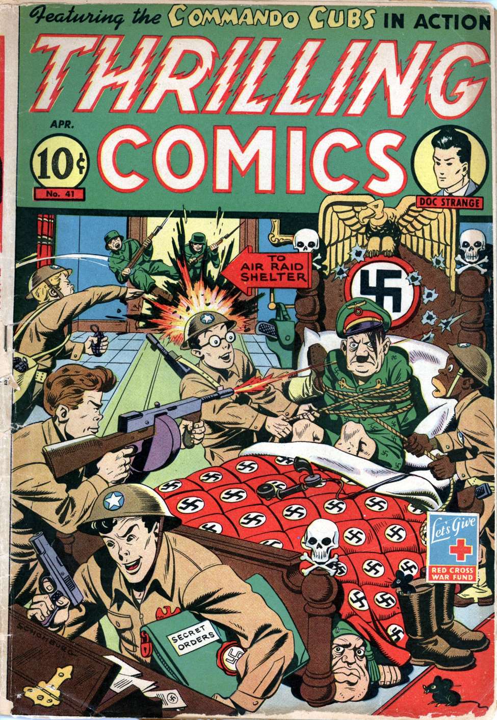 Book Cover For Thrilling Comics 41