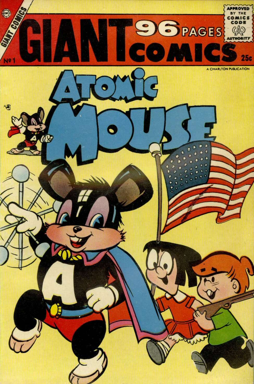 Comic Book Cover For Giant Comics 1 - Atomic Mouse - Version 2