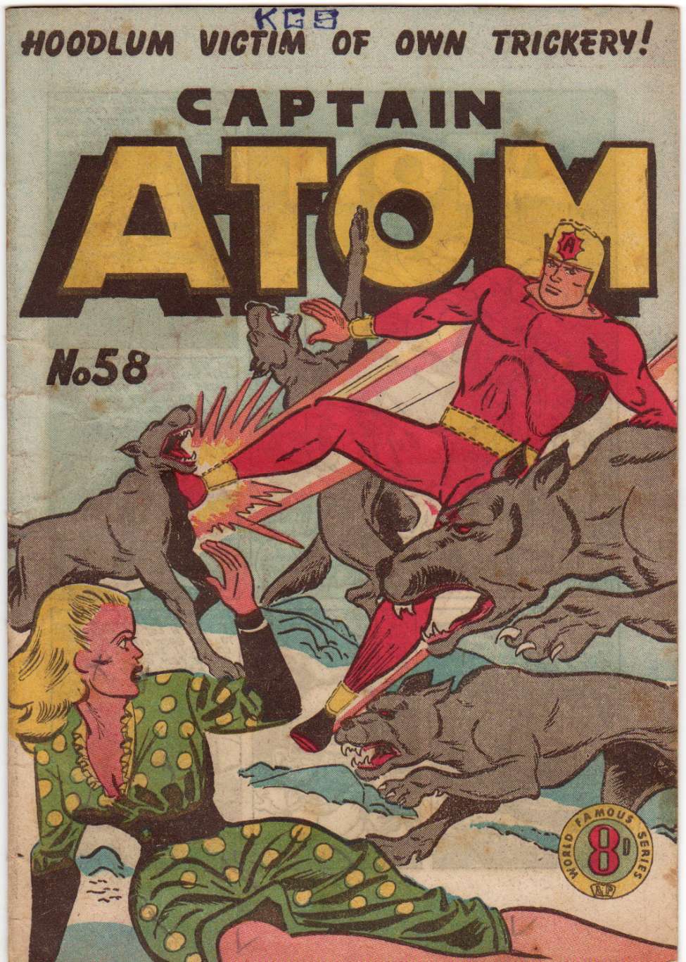 Comic Book Cover For Captain Atom 58