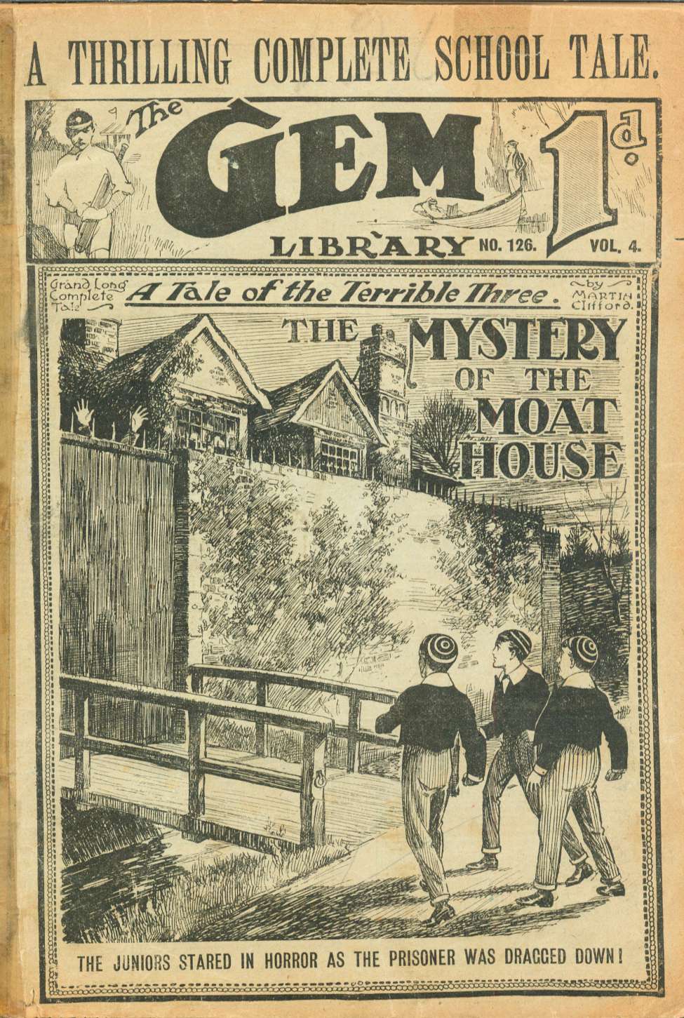 Comic Book Cover For The Gem v2 126 - The Mystery of the Moat House