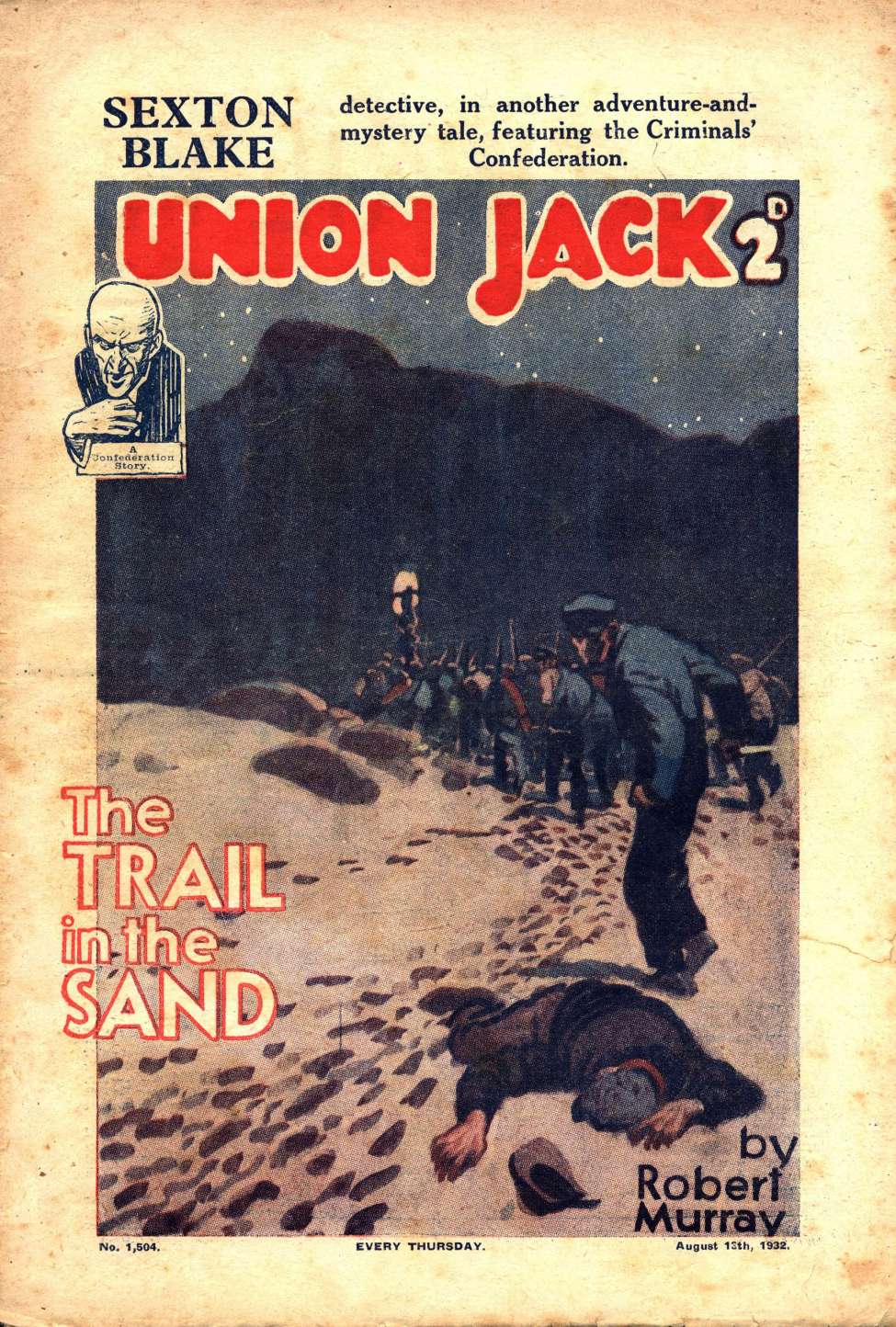 Book Cover For The Union Jack 1504 - The Trail in the Sand
