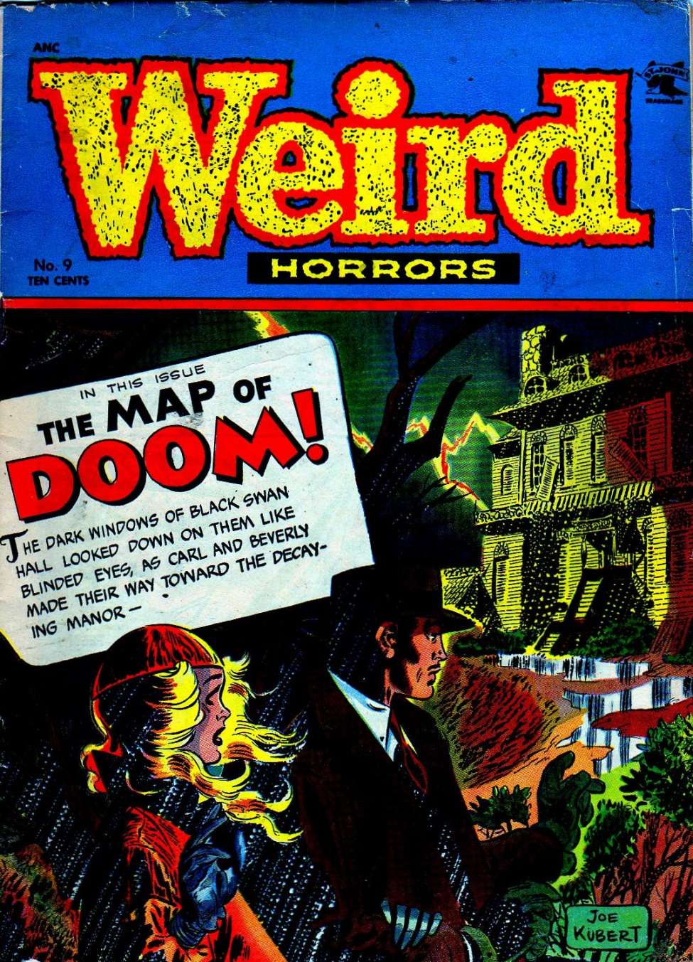 Book Cover For Weird Horrors 9