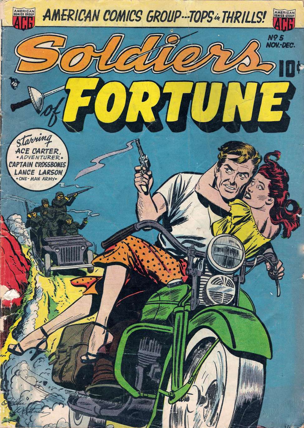 Comic Book Cover For Soldiers of Fortune 5
