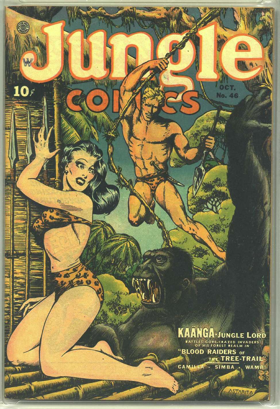 Comic Book Cover For Jungle Comics 46