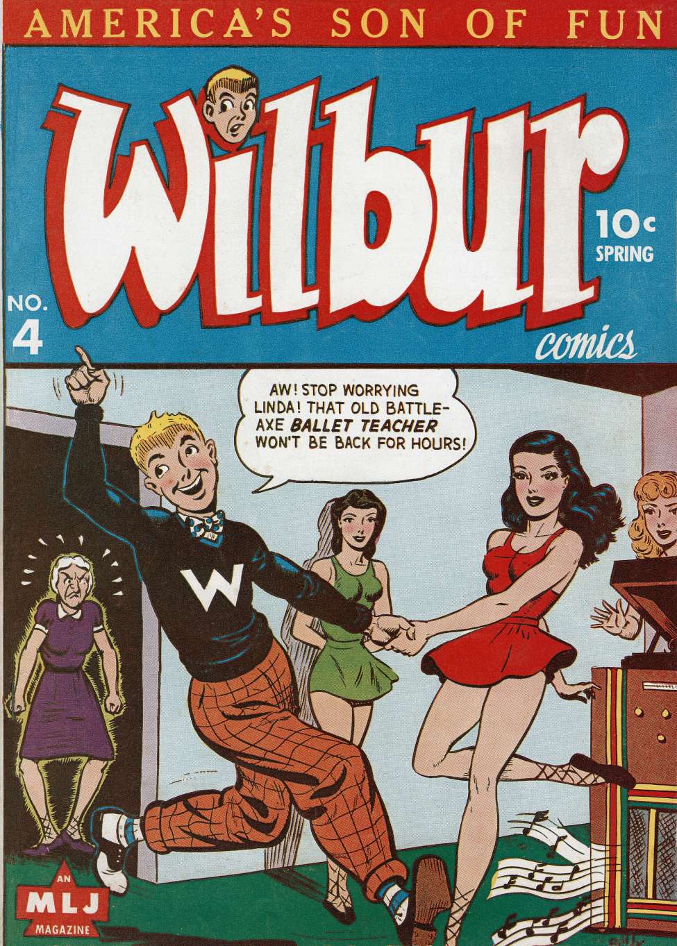 Book Cover For Wilbur Comics 4