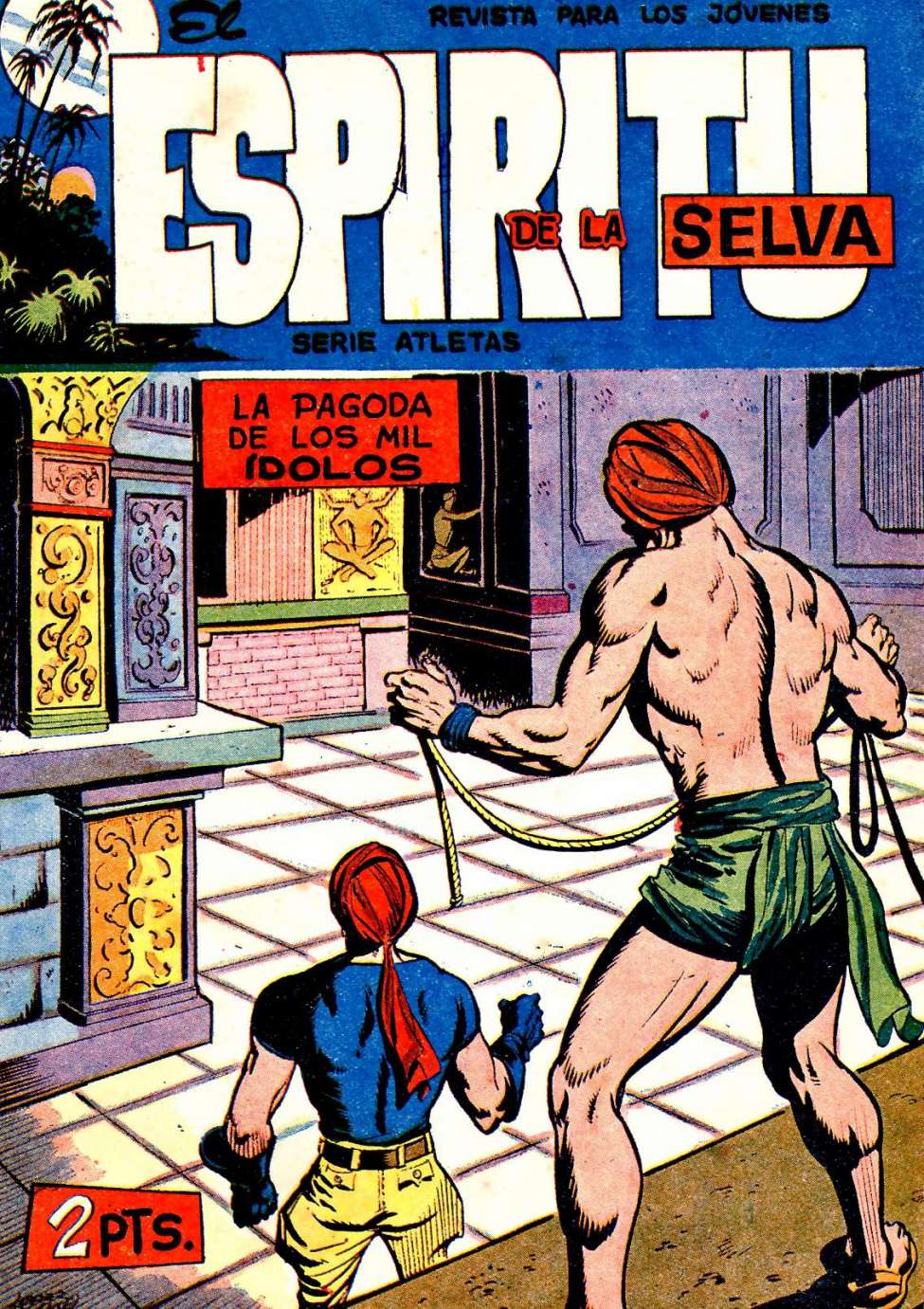Comic Book Cover For El Espiritu De La Selva 23 - La Pagoda De Los Mil Ídolos