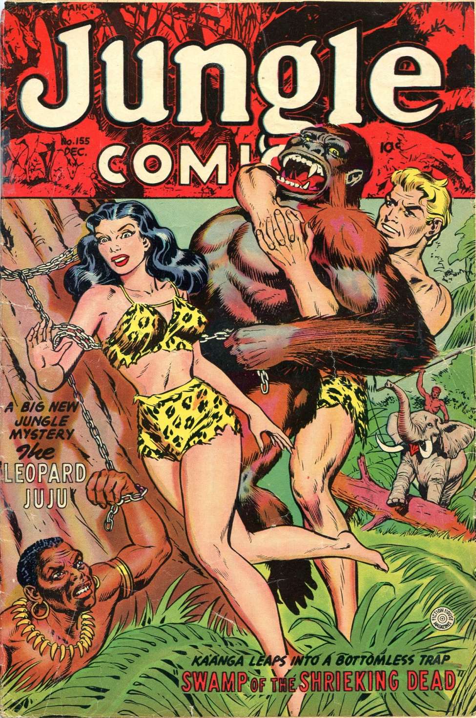 Comic Book Cover For Jungle Comics 155