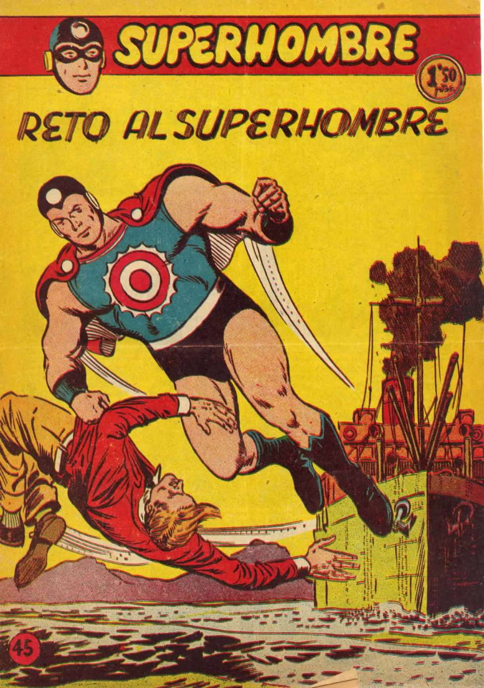 Comic Book Cover For SuperHombre 45 Reto al SuperHombre