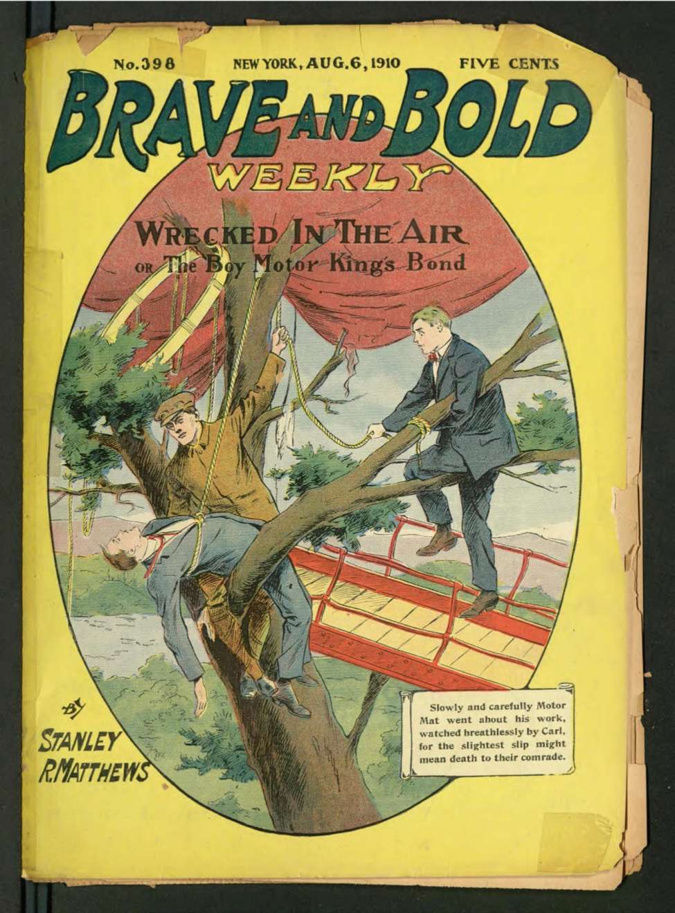 Book Cover For Brave and Bold 398 - Wrecked in the Air