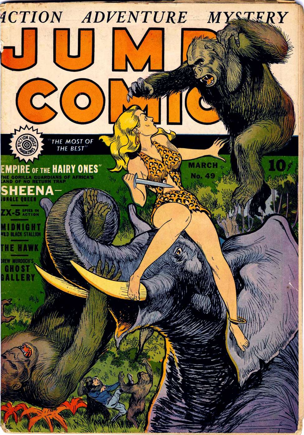 Comic Book Cover For Jumbo Comics 49