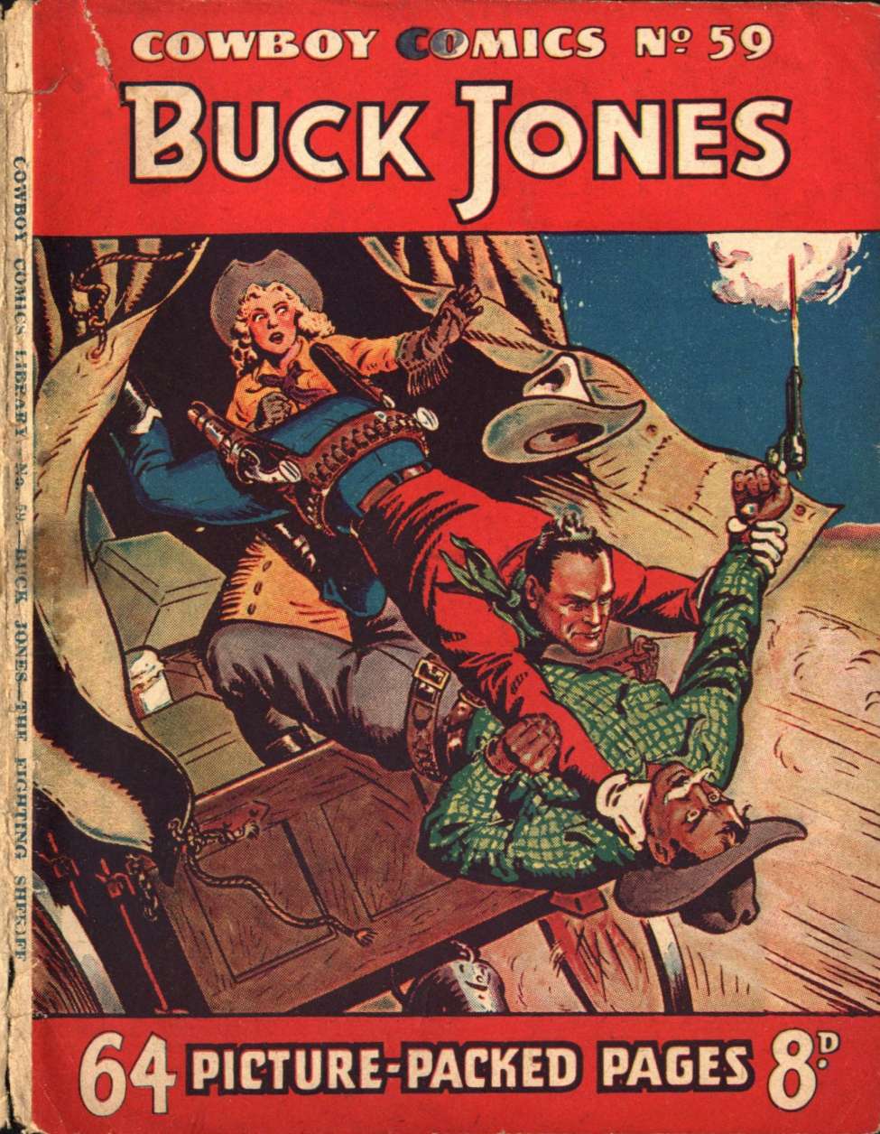 Book Cover For Cowboy Comics 59