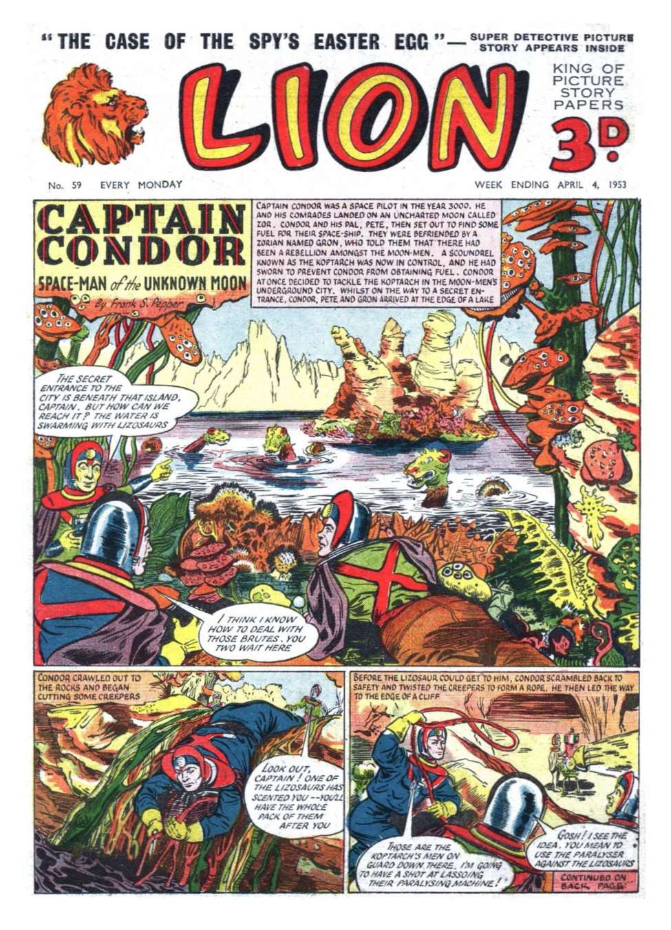 Comic Book Cover For Lion 59