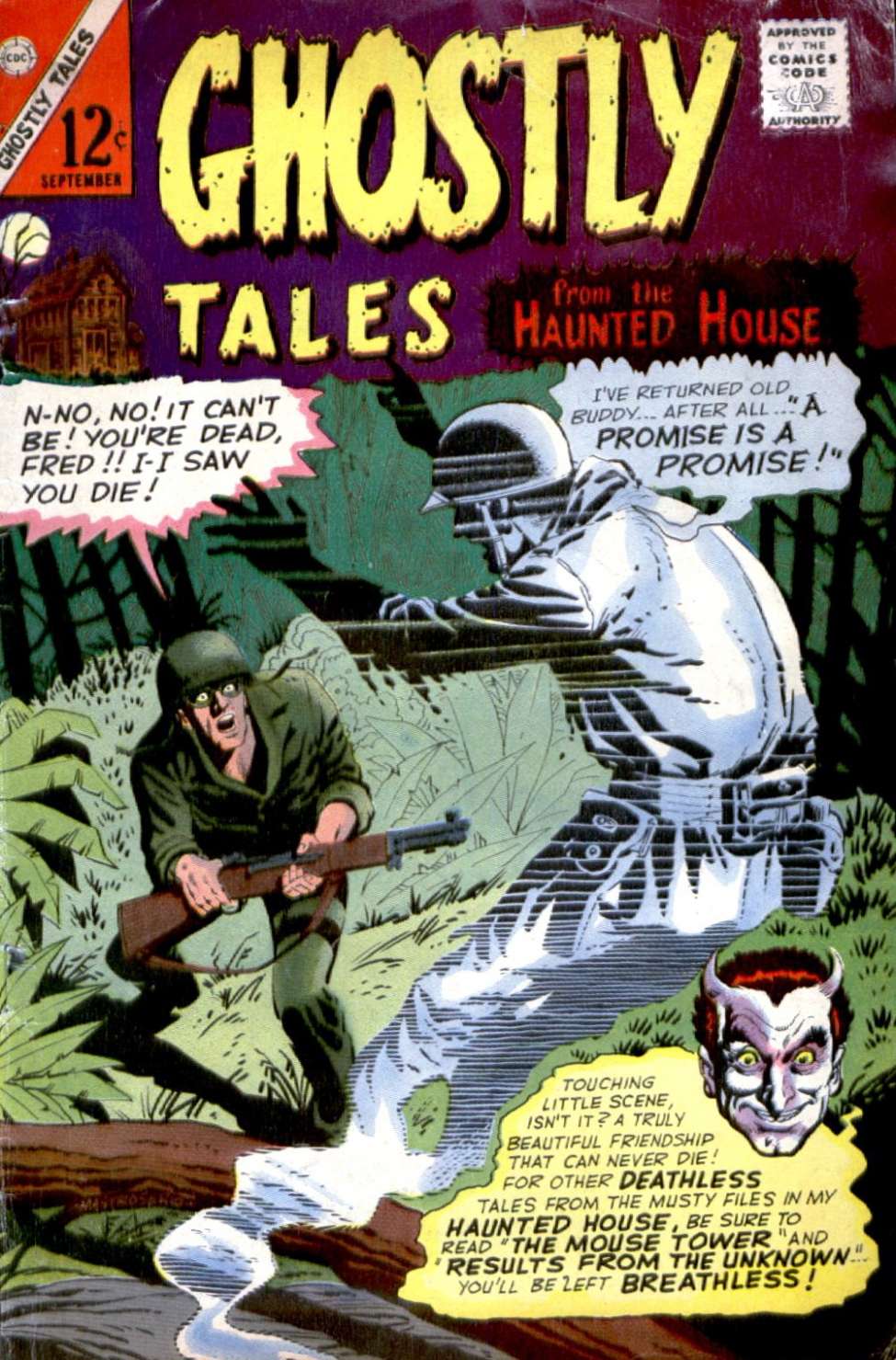 Comic Book Cover For Ghostly Tales 57