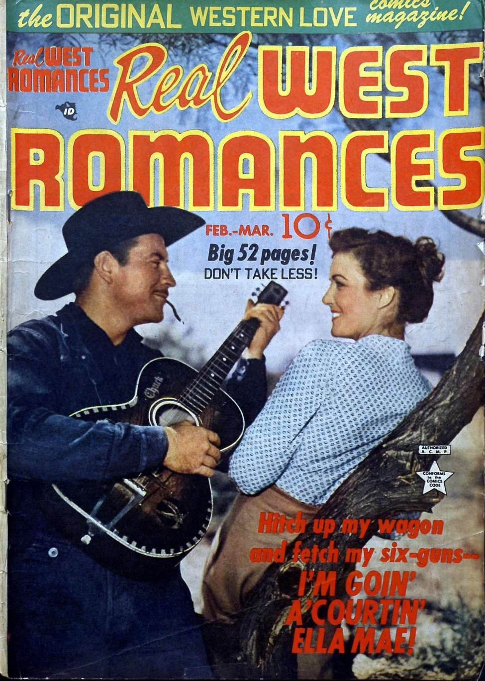 Comic Book Cover For Real West Romances v1 6 (alt) - Version 2