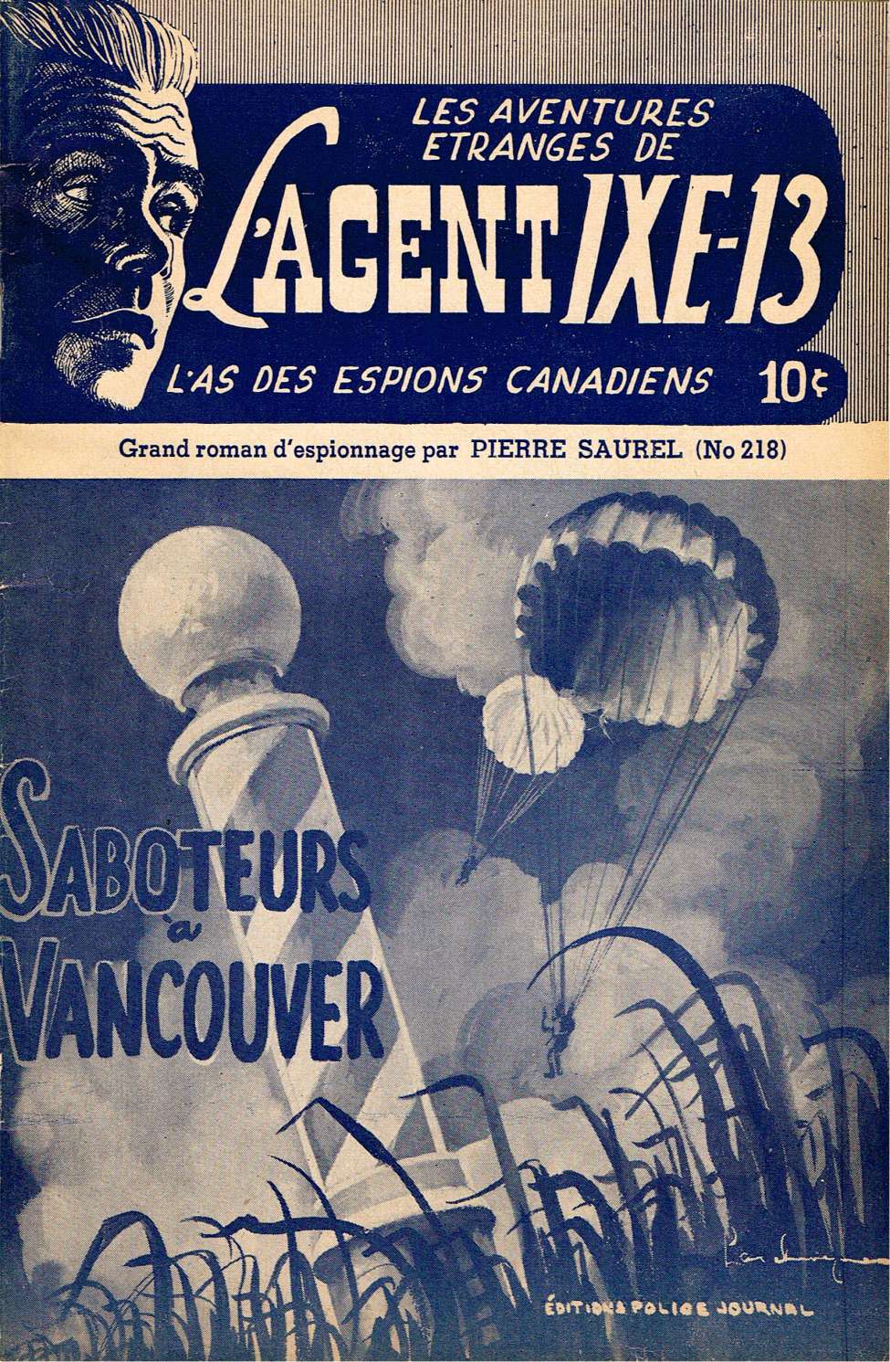 Book Cover For L'Agent IXE-13 v2 218 - Saboteurs à Vancouver